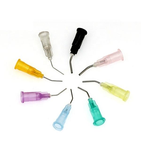 Sterile Medical Irrigation Disposable Dental Needles 25g 27g 30g Multi Color