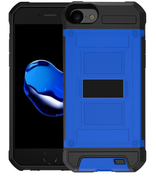 3000mAh 4200mAh Back Clip Battery Wireless Charging Power Bank Case For iphone 8 Mobile Phone Holder