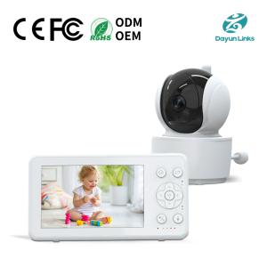 2.4GHz FHSS cámara inalámbrica para bebés monitor de video babyphone con modo de