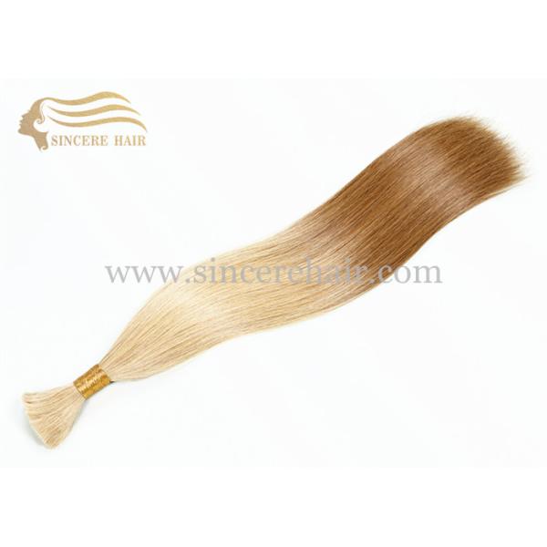 20" Double Drawn Ombre Hair Extension Bulk Hair for sale - 20" Straight Double Drawn Ombre Remy Hair Bulk For Sale 20