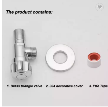 ODM OEM латунные 1/2 угловые клапаны для туалета кухня водопровод крана полированный