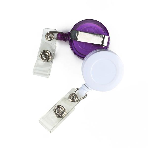 Bobine escamotable universelle d'insigne, agrafes de badge nominatif pour des cartes d'identification des employés