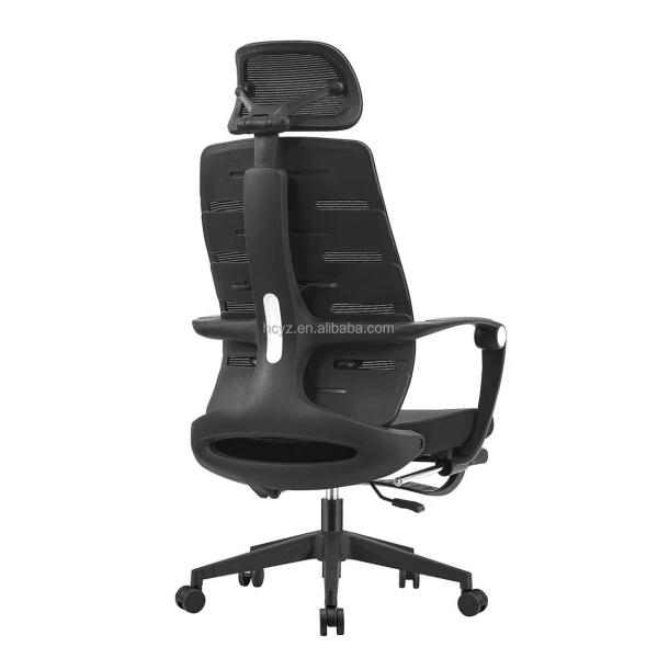 Foshan Black Fabric Office Staff Chair Mesh Executive Ergonomic Lifting Chair General