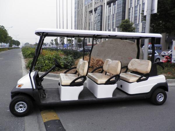 Park 6 Seater Golf Cart Electric Sightseeing Car With 3.7kw KDS Motor