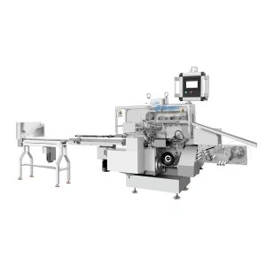 Pencil Chocolate Wrapper Machine 180ppm Candy Wrapping Machine