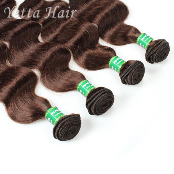 Tangle Free 100 Indian Remy Hair , Body Wave Hair Extensions Soft / Glossy / Clean