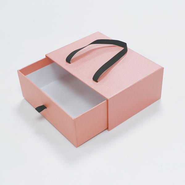 Varnishing 1200gsm Rigid Cardboard Sliding Drawer Box