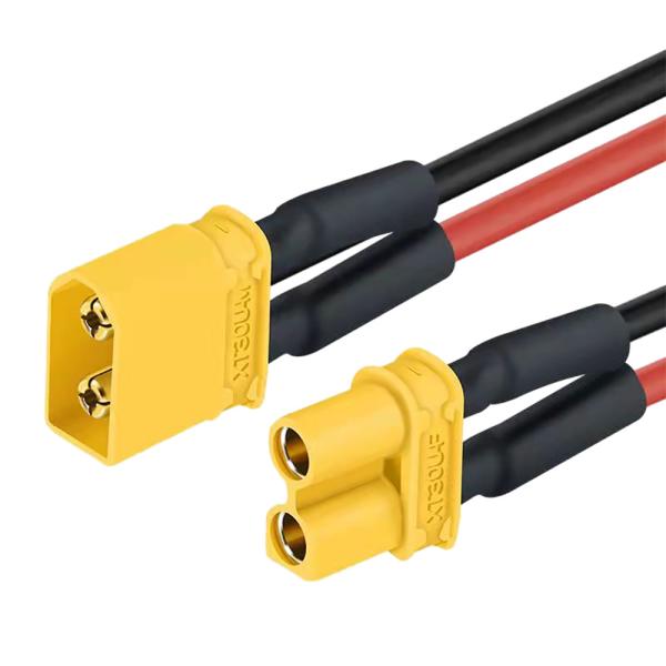 Cabo masculino do conector fêmea de XT30 XT60 XT90 para a bateria de lítio