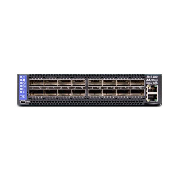 Mellonax Switch MSN2100-CB2F 16 QSFP28 Ports Ethernet Switch com molde privado
