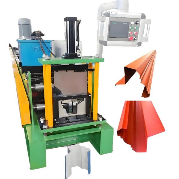 0.3mm-0.8mm Thickness PPGI Galvanized Steel Gutter Making Machine Canalon Pecho Paloma