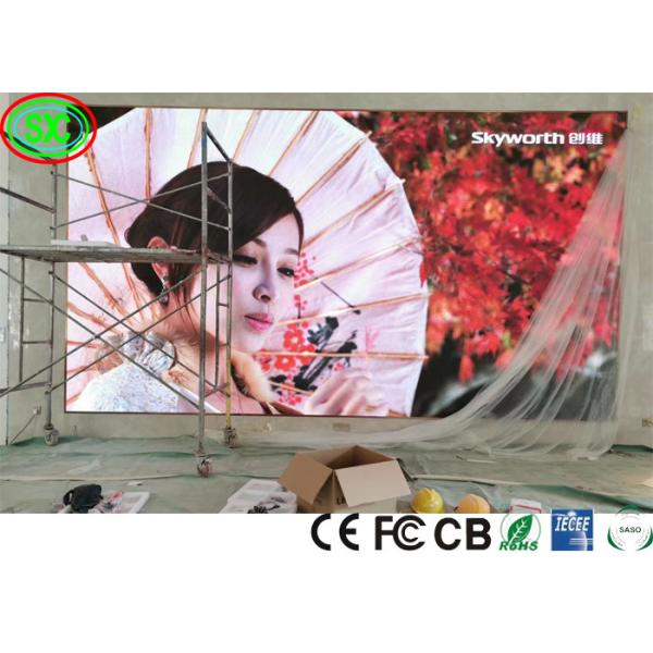 RS485 P2 P3 P4 SMD2121 Pared de vídeo LED de publicidad IECEE pared de vídeo LED a todo color
