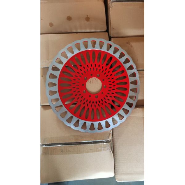 Cast Iron Rust Proof Motorcycle Front Disc Brake Rotor High Strength