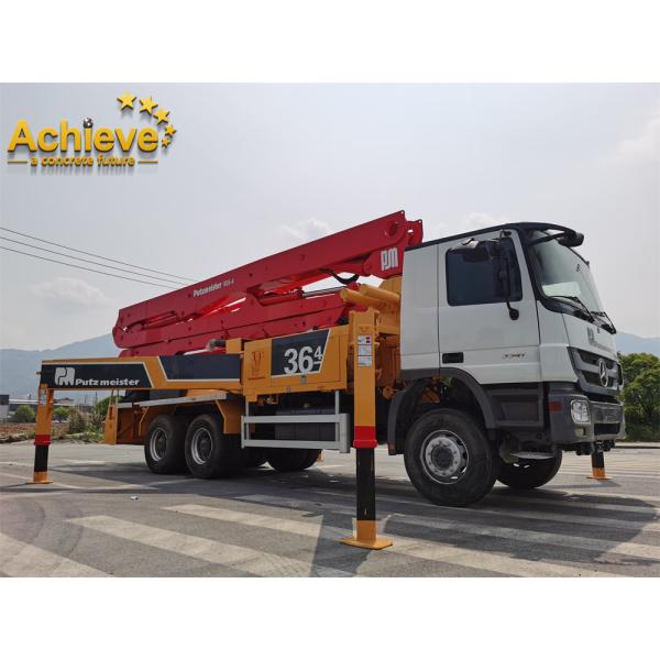 Second Hand Putzmeister Concrete Pumps Truck M36-4 On Mercedes 3341