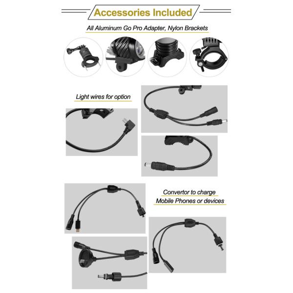 Прочные и водостойкие 2000 люменов велосипед передний свет водостойкий