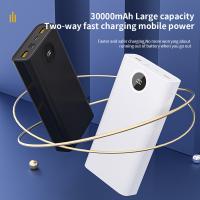 Banco de energia leve de grande capacidade com cabo micro USB incluído