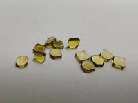 Amarela de cristal único de laboratório de diamantes HPHT 3 mm - 6 mm para ferramentas de fresagem