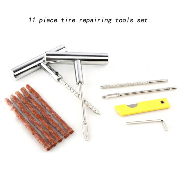 Безламповый комплект для ремонта покрышки мотоцикла 11pcs быстро для велосипеда