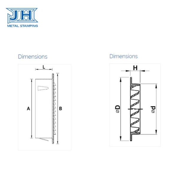 Aluminum External Louver Insect / Bird Mesh For Air Supply And Exhaust