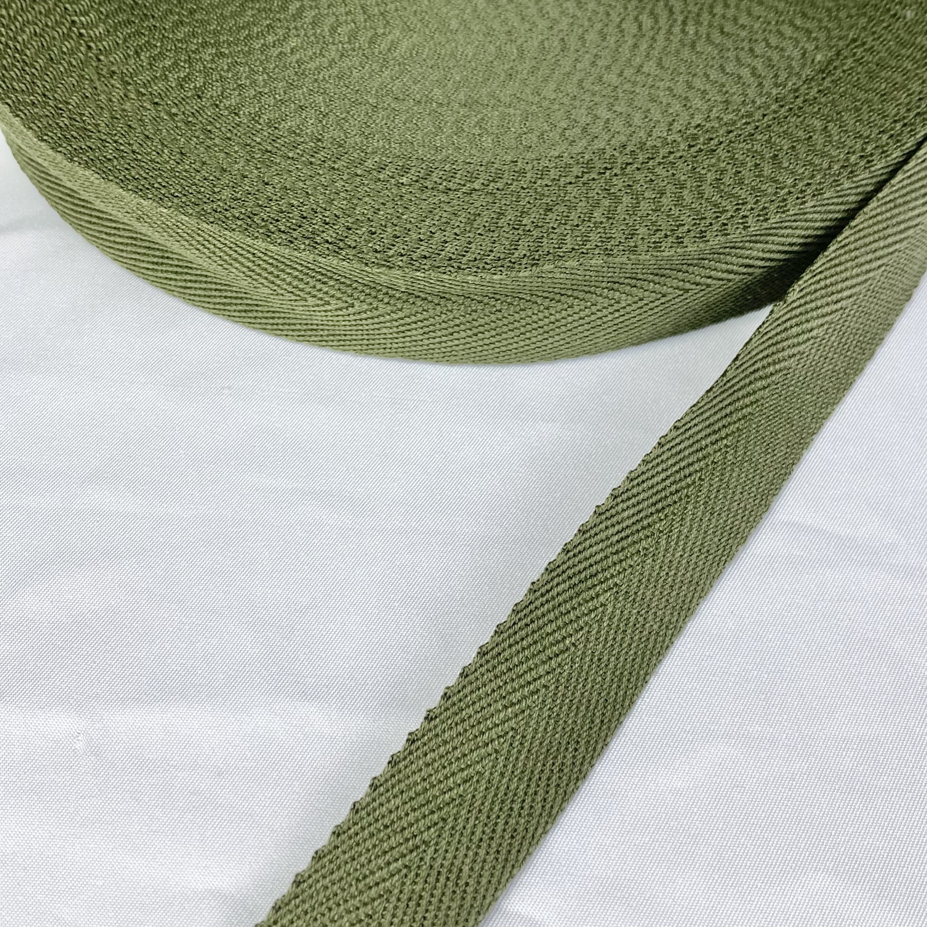 Herringbone polyester-cotton webbing Various colors Backpack strap Belt Handbag strap