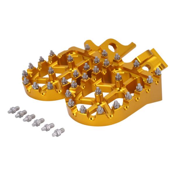 Customized Logo Aluminum Alloy Non-Slip Studs Surron Foot Pegs for Sur-Ron Storm Bee