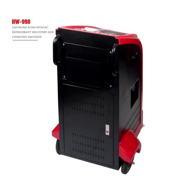 Colorful LCD Display AC Refrigerant Recovery Machine With Database