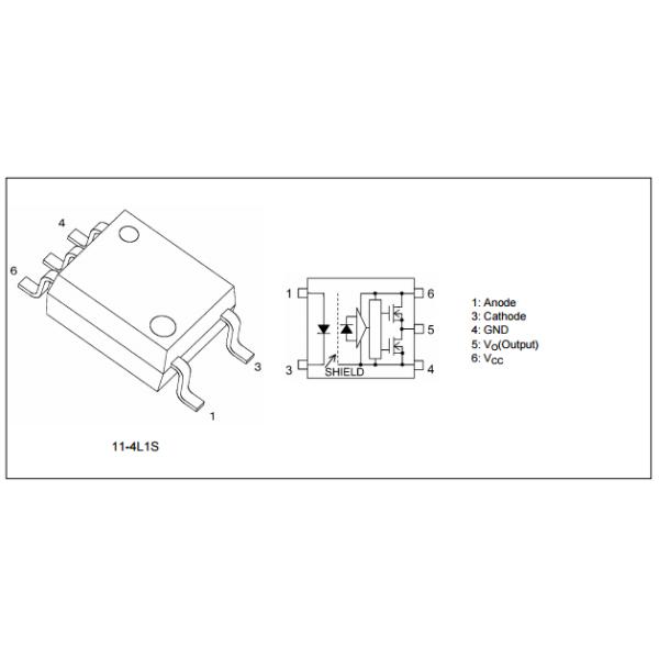 TLP155E Electronic integrated circuit Chips Photocouplers GaA As Infrared LED & Photo IC