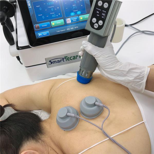 Máquina portátil da terapia de Tecar da inquietação do EMS do vácuo para o tratamento da fáscia