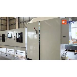 Machine automatique d'étiquetage auto-adhésif pour bouteilles rondes et carrées avec une capacité de 20000 bouteilles par heure et un contrôle servo entièrement intégré