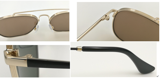 Fashion Eyewear Men's accessories metal sunglasses Hot sell 2018 UV 100%