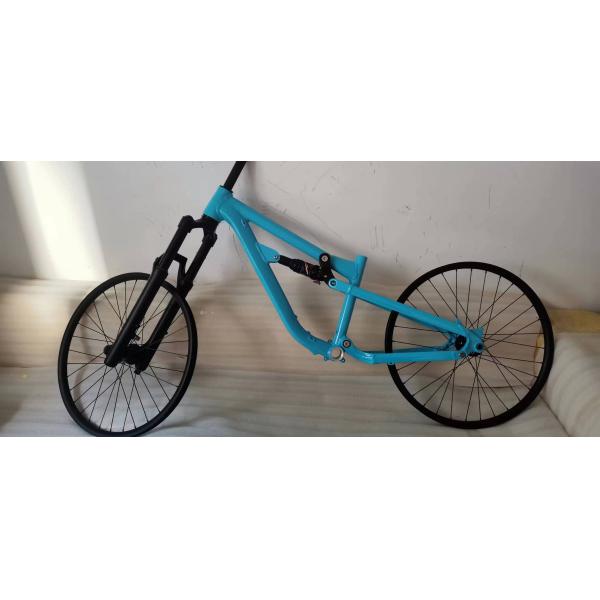 24er Junior Full Suspension Bike Frame Aluminum Children Mountain Bicycle