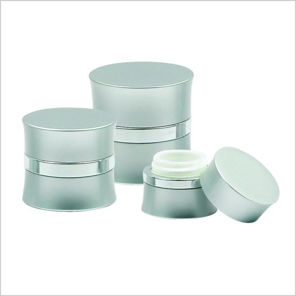 O cosmético de alumínio luxuoso de Rose Gold Cosmetic Packaging Glass estanha 15g 30g 50g