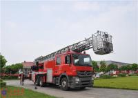Carro de bombeiros de escada aérea importado da movimentação de Benz Chassis 6X4 32 medidores de altura de funcionamento