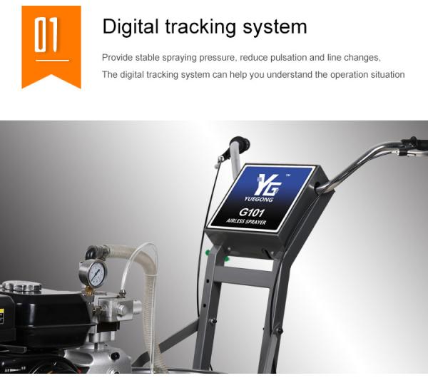 ISO Road Marking Machine Cold Paint Line Driver Traffic Line Paint Machine