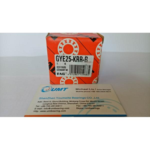 GYE25-KRR-B  Deep Groove Ball Bearing , 52mm FAG Ball Bearing for  Concrete Mixer