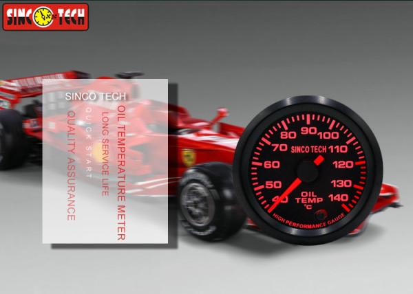 40 -140 ℃ Car Oil Temperature Gauge Circle Meter Single Pointer Single Function