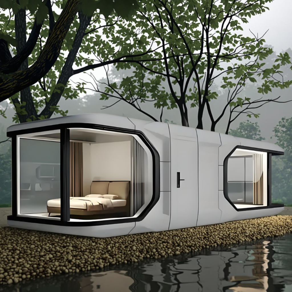 Factory Direct Modern Square Outdoor Travelling Camping Custom Prefab Houses Eco-Friendly Waterproof Durable Safe Easy