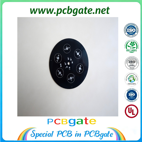 Round Multi-Channel LED Aluminum PCB (MCPCB), High Thermal Conductivity High-Power COB/LED Light Source Board