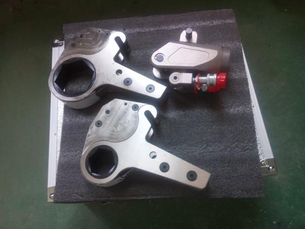 Thin Design Hexagon Cassette Torque Wrench , Hydraulic Torque Wrench Bolt Solution