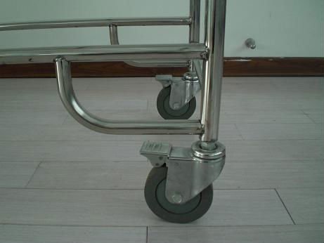 Stainless Steel Emergency Stretcher Cart Hospital Patient Transfer Stretcher Trolley (ALS-ST001)