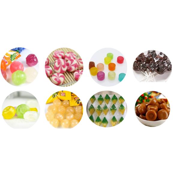 Semi-Automatic Manual Soft and Hard Candy Gummy Candy Production Line with Fructose