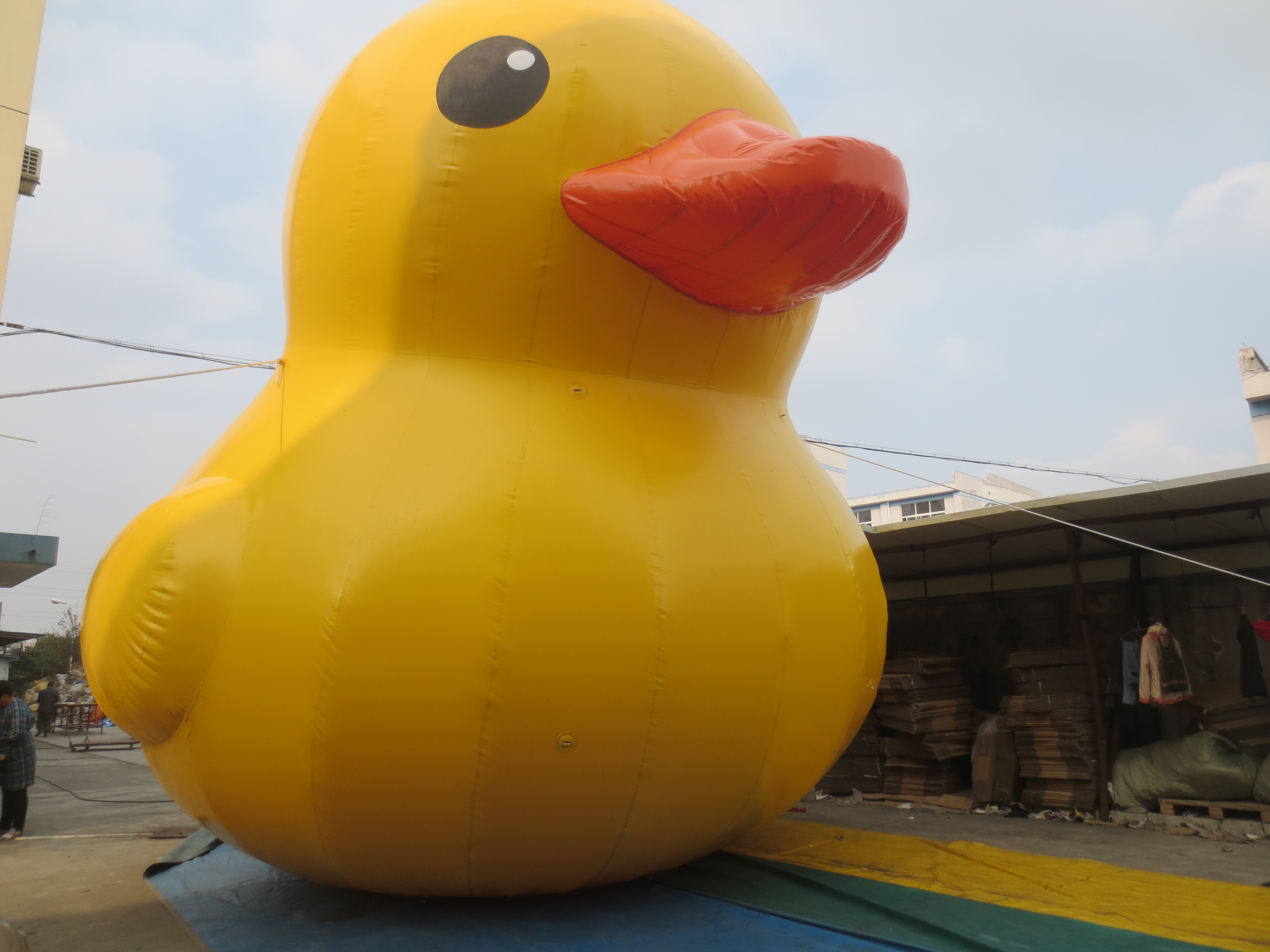 Hot Sell Big Yellow Rubber Duck Cartoon Model for Inflatable Advertising/ Funny Inflatable Toys for Kids/Inflatable Cartoon