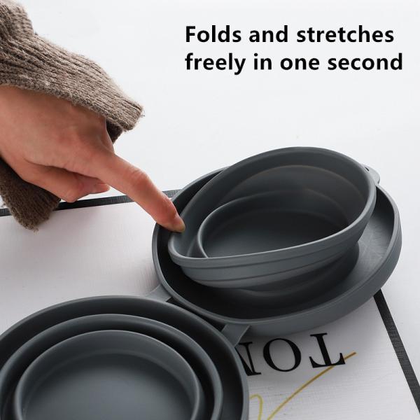 Шара кота шара собаки силикона шара любимца перемещения Амазонки шар корма для домашних животных шара кошачьей еды Анти--брызг на открытом воздухе портативный складывая