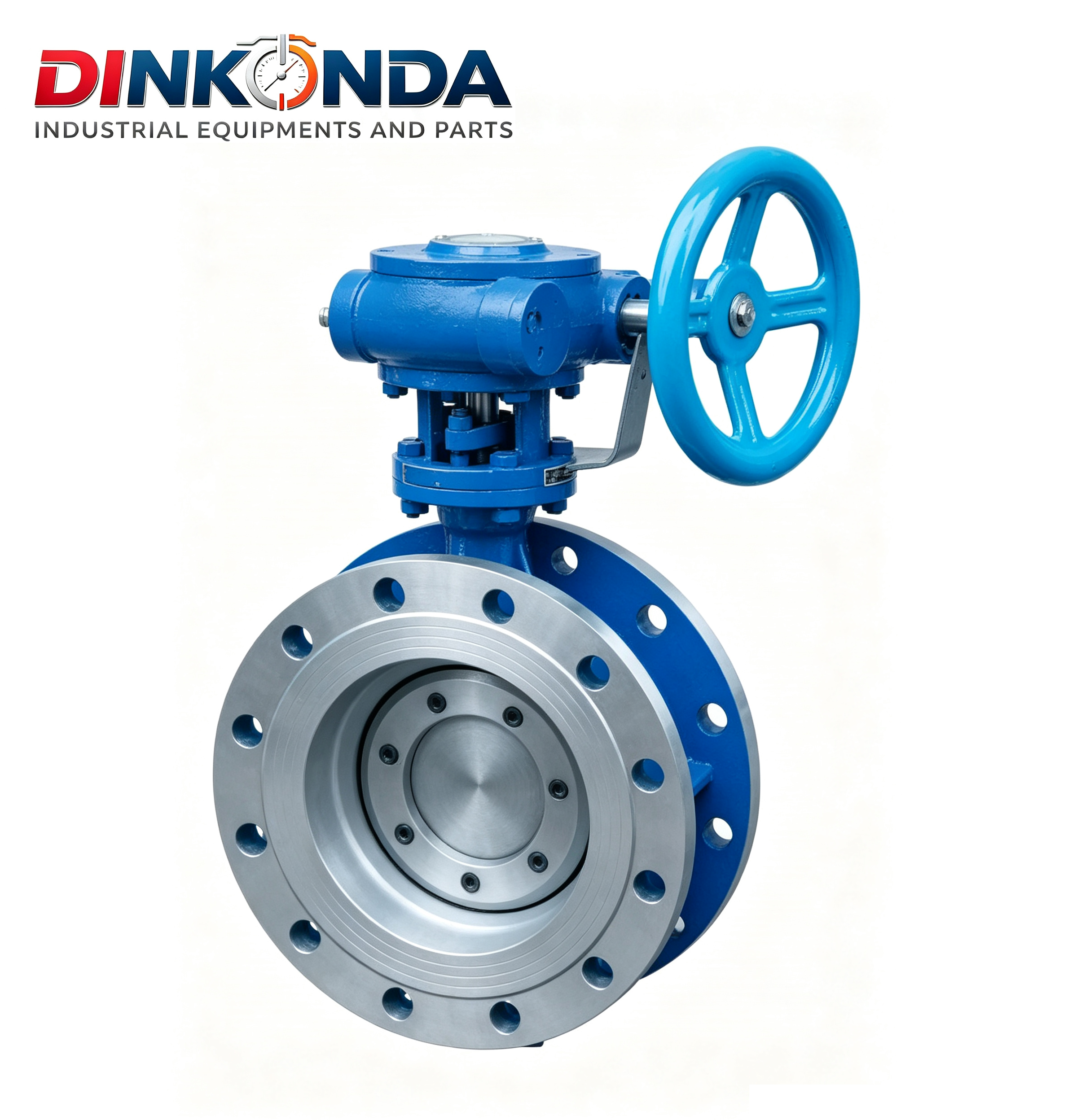Industrial butterfly Eccentric Power Station Valve High Temperature 48 inch OEM