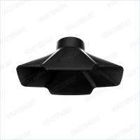 Cor preta material do silicone retangular do eliminador das emanações do bocal do silicone