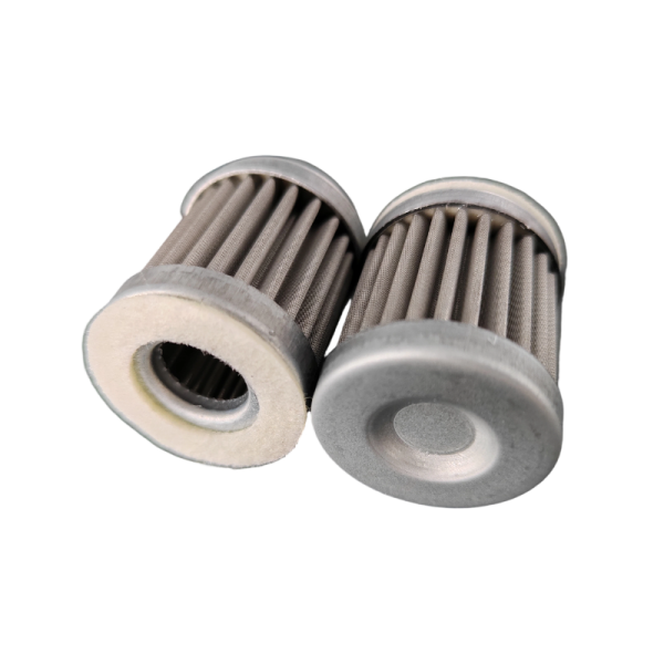 304/316L Miniature Stainless Steel High-temperature Corrosion-resistant Pleated Filter Cartridges 1-100m Filtration for Oil