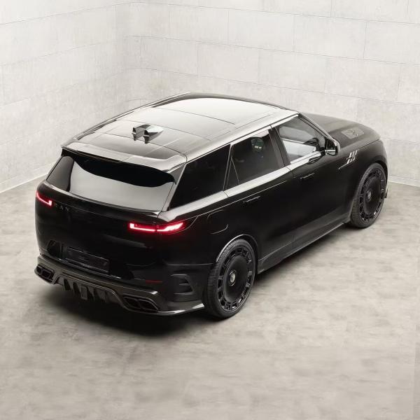 2023 Réparation Discovery Sport Body Kit MSY Style Spoiler à lèvres en fibre de carbone