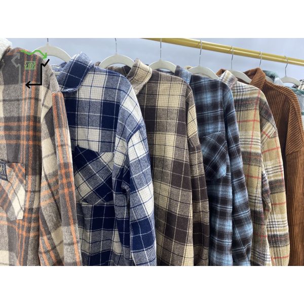 Adults Second Hand Shirts Mixed Style Mixed Winter Lining Dressing For Men Women