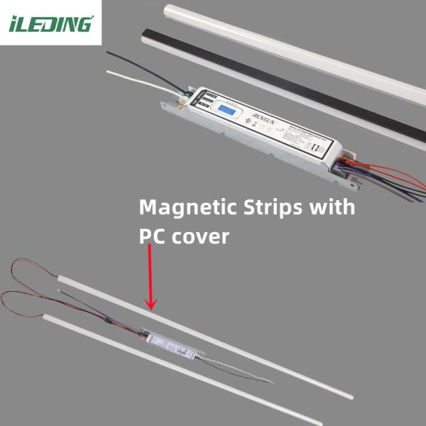 85 CRI Magnetic 4FT LED Linear retrofit Kit for Commercial Office Shop 2x4 Troffer Light
