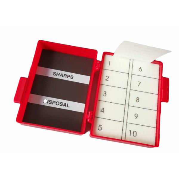 Коробка 10 собрания магнитной хирургической пены счетчика иглы медицинская 20 40 против