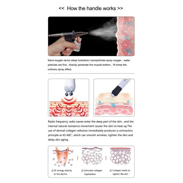 8 in 1 multifunctional water peel microdermabrasion facial machine for acne treatment